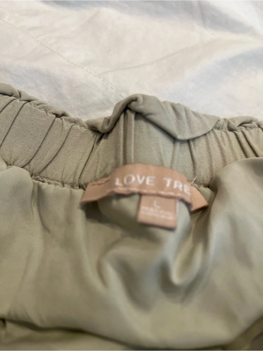 Women's Tiered Midi Boho Skirt in Sage Green
